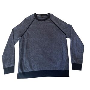 Banana Republic Sweater Pima Cotton Cashmere Blue Crewneck Men's XL